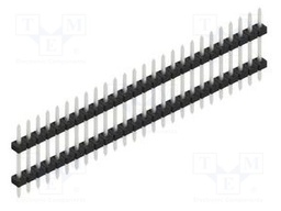 Connector: pin strips; pin header; male; PIN: 26; 2mm; THT; 1x26