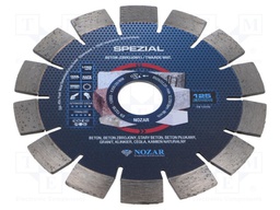 Cutting diamond wheel; Ø: 125mm; Øhole: 22.23mm; Spezial; 12250rpm