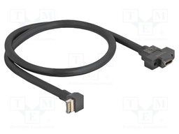 Cable; USB C socket,USB Type-E Key A plug 90° up/down; 0.45m