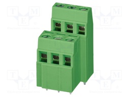 PCB terminal block, nominal current: 10 A, rated voltage (II