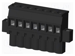 Connector: pluggable terminal block; plug; female; angled 90°