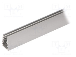 Profiles for LED modules; edge; natural; L: 2m; aluminium