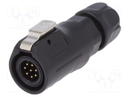 Plug; Connector: circular; size 12; 02; male; PIN: 8; with latch