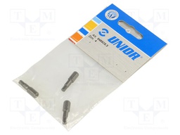 Screwdriver bit; hex key; HEX 4mm; Overall len: 25mm; 3pcs.