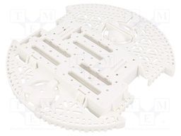 Wheeled chassis; POLOLU Romi; white; 3÷6VDC; Mot.qty: 2