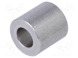 Spacer sleeve; 5.3mm; cylindrical; stainless steel; Øint: 10mm