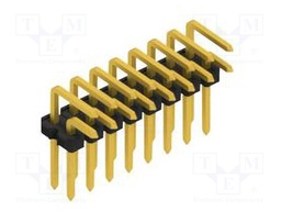 Connector: pin strips; pin header; male; PIN: 16; 2.54mm; THT; 2x8