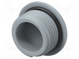 Stopper; polyamide; grey; IP68; Entrelec; Gland: M20; 10mm
