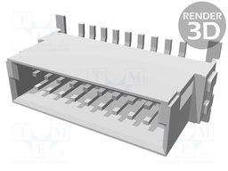 Connector: PCB to PCB; male; PIN: 18; 1.27mm; Series: har-flex; 2.3A