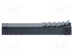 Cable chain; 68; Bend.rad: 200mm; L: 1008mm; Int.height: 45mm