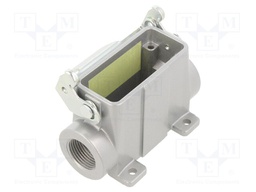 Enclosure: for HDC connectors; C146; size A10; with latch; M20