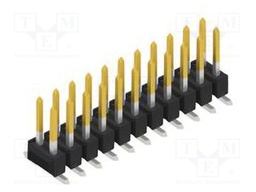 Connector: pin strips; pin header; male; PIN: 22; 2.54mm; SMT; 2x11