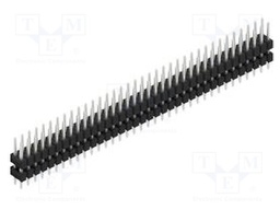 Connector: pin strips; pin header; male; PIN: 72; 2.54mm; THT; 2x36