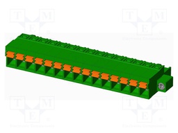 Connector: pluggable terminal block; plug; female; straight; 12A