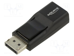 Adapter; DisplayPort plug,HDMI socket; black
