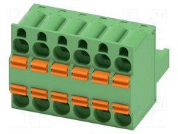 PCB connector, nominal cross section: 2.5 mm?, color: green,