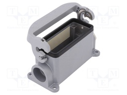 Enclosure: for HDC connectors; size 16; Pitch: 77,5x27mm; M25