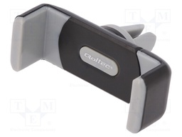 Car holder; black; air vent; Size: 3.5"-5.5"