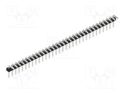 Connector: pin strips; pin header; male; PIN: 32; 2mm; THT; 1x32