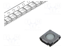 Microswitch TACT; SPST; Pos: 2; 0.02A/15VDC; SMT; none; 1.3N; 2mm