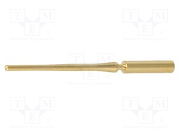 Contact; male; 0.08÷0.22mm2; gold-plated; crimped; for cable