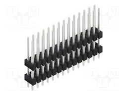 Connector: pin strips; pin header; male; PIN: 28; 2.54mm; THT; 2x14