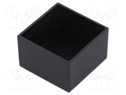 Enclosure: designed for potting; X: 22.3mm; Y: 22.3mm; Z: 14mm; ABS
