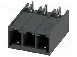 PCB headers, nominal cross section: 6 mm?, color: black, nom