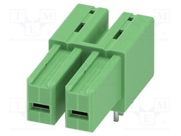 PCB headers, nominal cross section: 6 mm?, color: green, nom