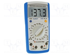 LCR meter; LCD 3,5 digit (1999); 200/2k/20k/200k/2M/20MΩ; 300g