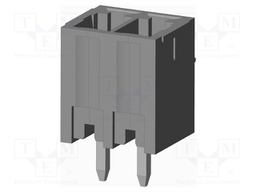 Connector: pluggable terminal block; socket; male; on PCBs