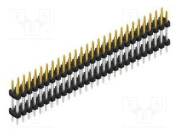 Connector: pin strips; pin header; male; PIN: 54; 2mm; THT; 2x27