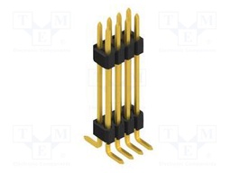 Connector: pin strips; pin header; male; PIN: 8; 1.27mm; SMT; 2x4