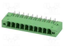 PCB headers, nominal cross section: 6 mm?, color: green, nom