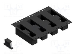 Connector: pin strips; pin header; male; PIN: 6; 2.54mm; SMT; 1x6
