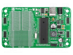 Dev.kit: Microchip PIC; Family: PIC18; prototyping area