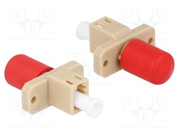 Adapter; LC/PC,ST/PC; beige; -40÷80°C