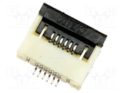 Connector; PIN: 6; ZIF FFC; 0.5mm; Type: bottom contacts