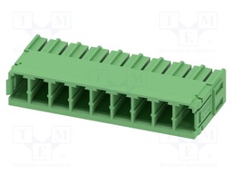 PCB headers, nominal cross section: 6 mm?, color: green, nom