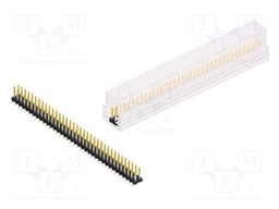 Connector: pin strips; pin header; male; PIN: 72; 2.54mm; SMT; 2x36