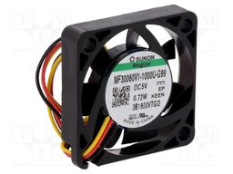 Fan: DC; axial; 5VDC; 30x30x6mm; 8.28m3/h; 23.6dBA; Vapo; Out: F type
