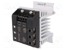 Relay: solid state; Ucntrl: 4÷30VDC; 30A; 48÷480VAC; 3-phase; DIN