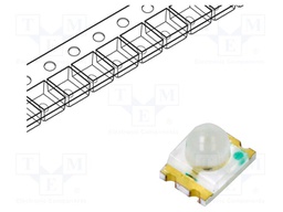 LED; red; SMD; 3224; 1500÷2000mcd; 2.1÷2.6VDC; 3.2x2.4x2.4mm; 20°