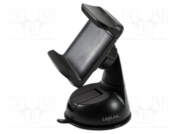 Car holder; black; for dashboard,for windscreen; Size: 4.0"-6.0"