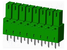 Connector: pluggable terminal block; socket; female; straight