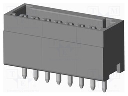 Connector: pluggable terminal block; socket; male; on PCBs
