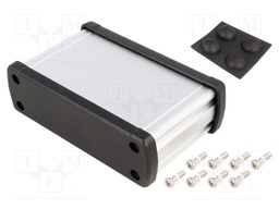 Enclosure: multipurpose; X: 113.7mm; Y: 69mm; Z: 35.2mm; aluminium