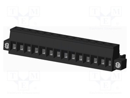 Connector: pluggable terminal block; plug; female; straight; 5mm