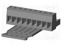 Connector: pluggable terminal block; plug; female; straight; grey