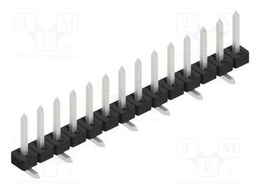Connector: pin strips; pin header; male; PIN: 14; 2mm; SMT; 1x14